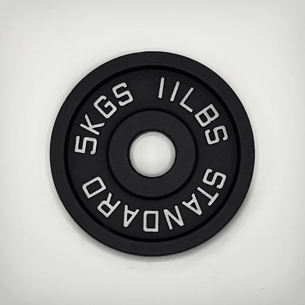 Repforce 5kg Cast Iron Olympic Weight Plate x2