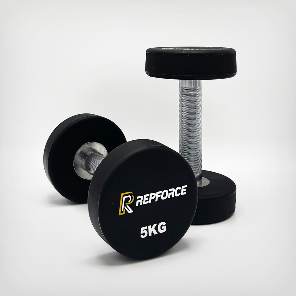 Repforce 5kg Urethane Dumbbells x2