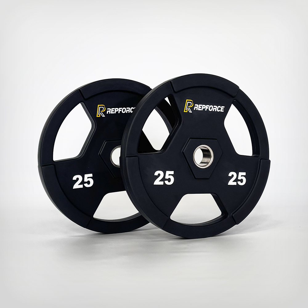 Repforce 25kg Urethane Olympic Weight Plate x2