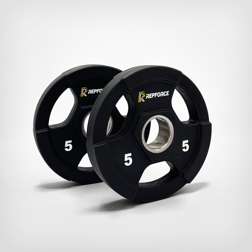 Repforce 5kg Urethane Olympic Weight Plate x2